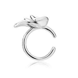 Cercel ear cuff argint Leafs DiAmanti Z2216UR-DIA (Argint 925‰ 0,9 g.)